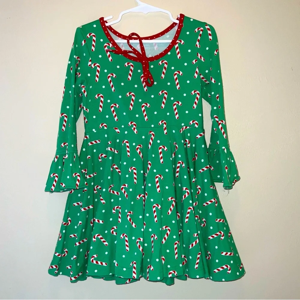 Eleanor Rose 4/5 Candy Cane Dress